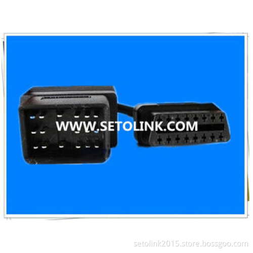 16 PIN TO 17 PIN OBD ADAPTER CABLE FOR TOYOTA